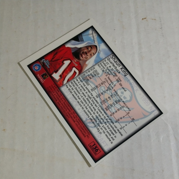 1999 Topps Chrome Shaun King Rookie #156 Refractor Tampa Bay Buccaneers - Picture 4 of 8